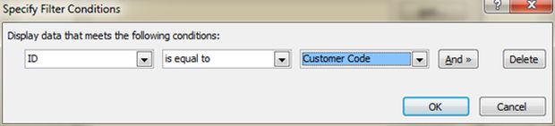 Customer Code property